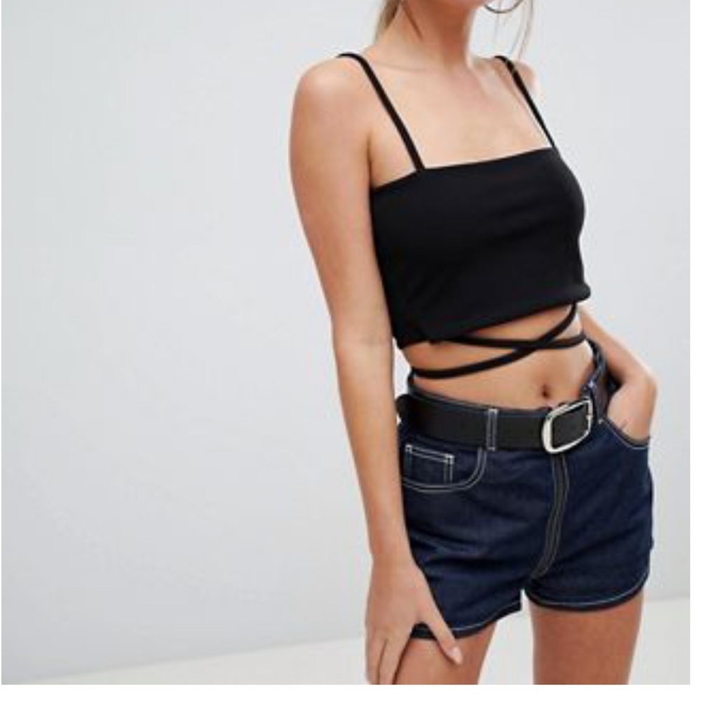 Pretty little thing strap crop top